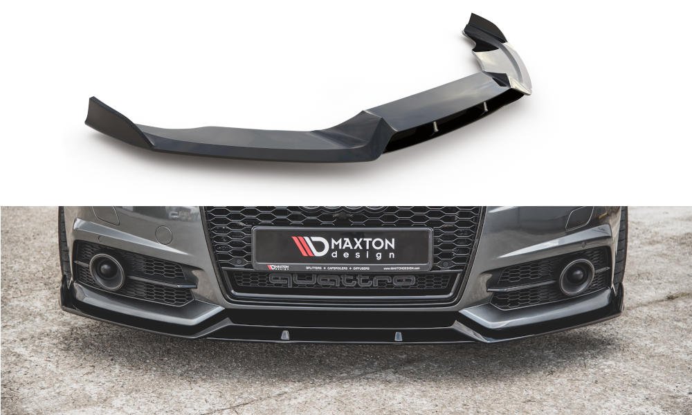 Frontspoiler Audi (A6/S6) C7 Facelift 2014 - 2017 | Sport Glossy Black Edition