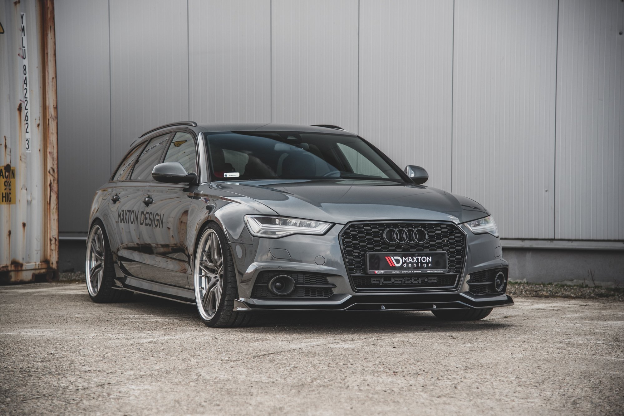 Frontspoiler Audi (A6/S6) C7 Facelift 2014 - 2017 | Sport Glossy Black Edition – bilde 4