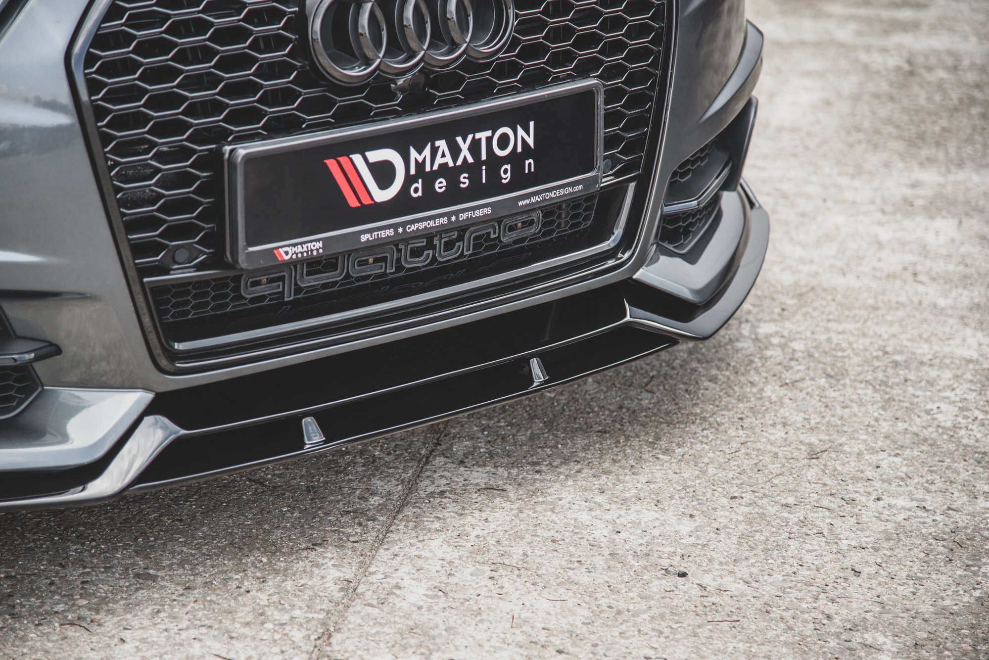 Frontspoiler Audi (A6/S6) C7 Facelift 2014 - 2017 | Sport Glossy Black Edition – bilde 6
