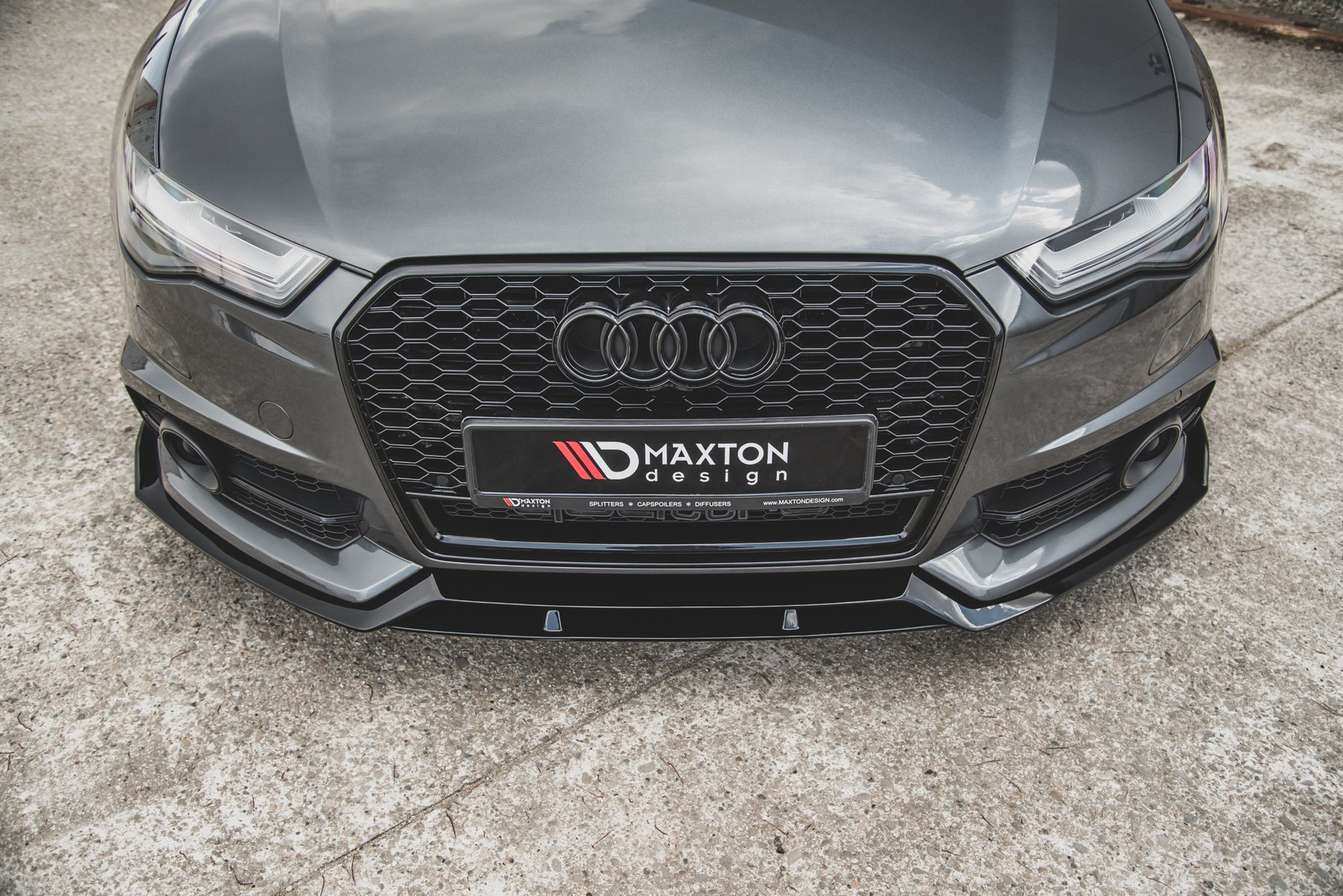 Frontspoiler Audi (A6/S6) C7 Facelift 2014 - 2017 | Sport Glossy Black Edition – bilde 7