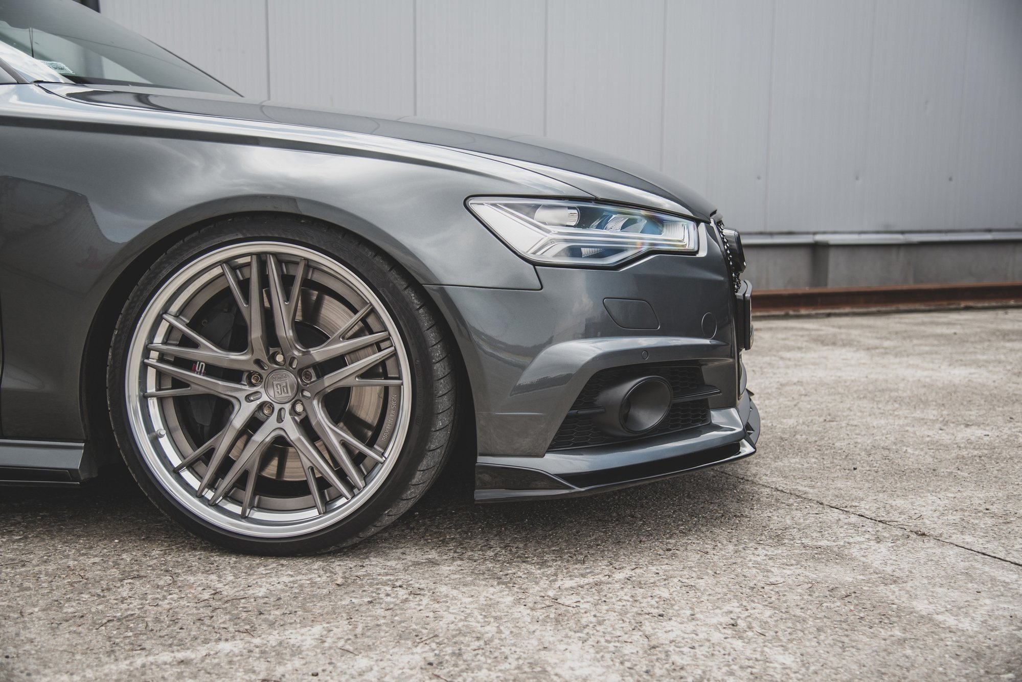 Frontspoiler Audi (A6/S6) C7 Facelift 2014 - 2017 | Sport Glossy Black Edition – bilde 8