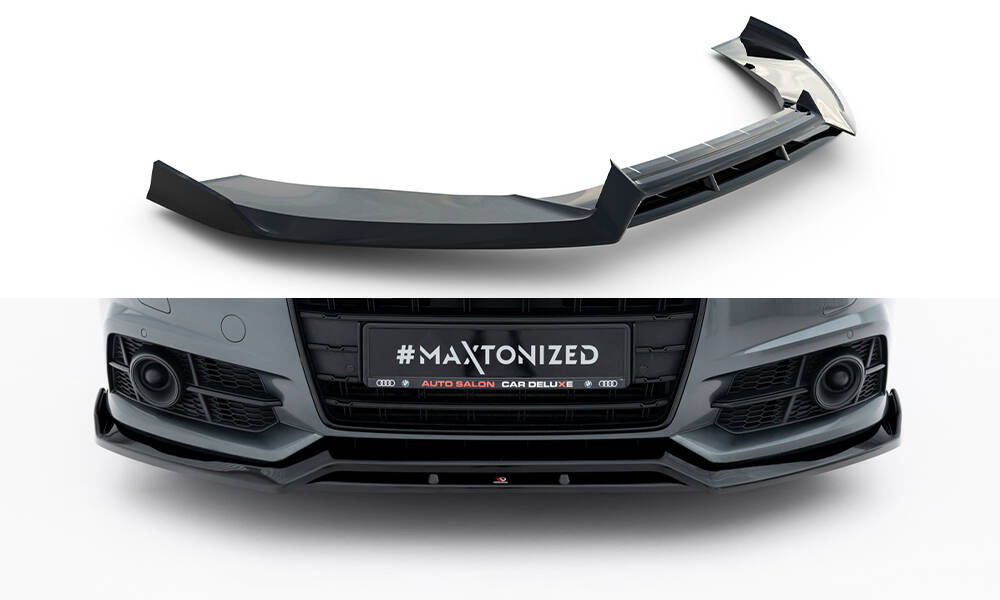 Frontspoiler Audi (A6/S6) C7 Facelift 2014 - 2017 | V3 Sport Glossy Black Edition