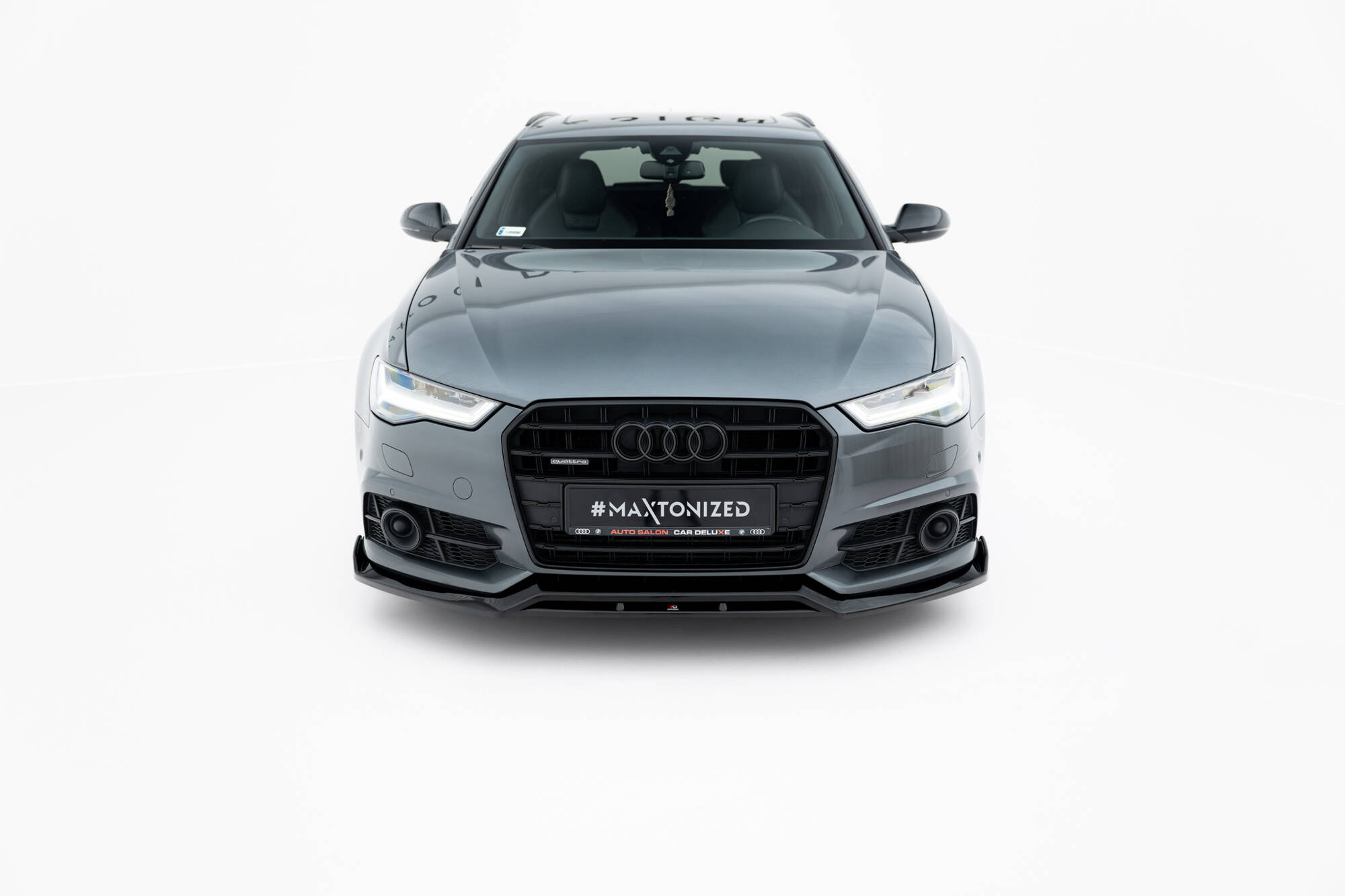 Frontspoiler Audi (A6/S6) C7 Facelift 2014 - 2017 | V3 Sport Glossy Black Edition – bilde 2