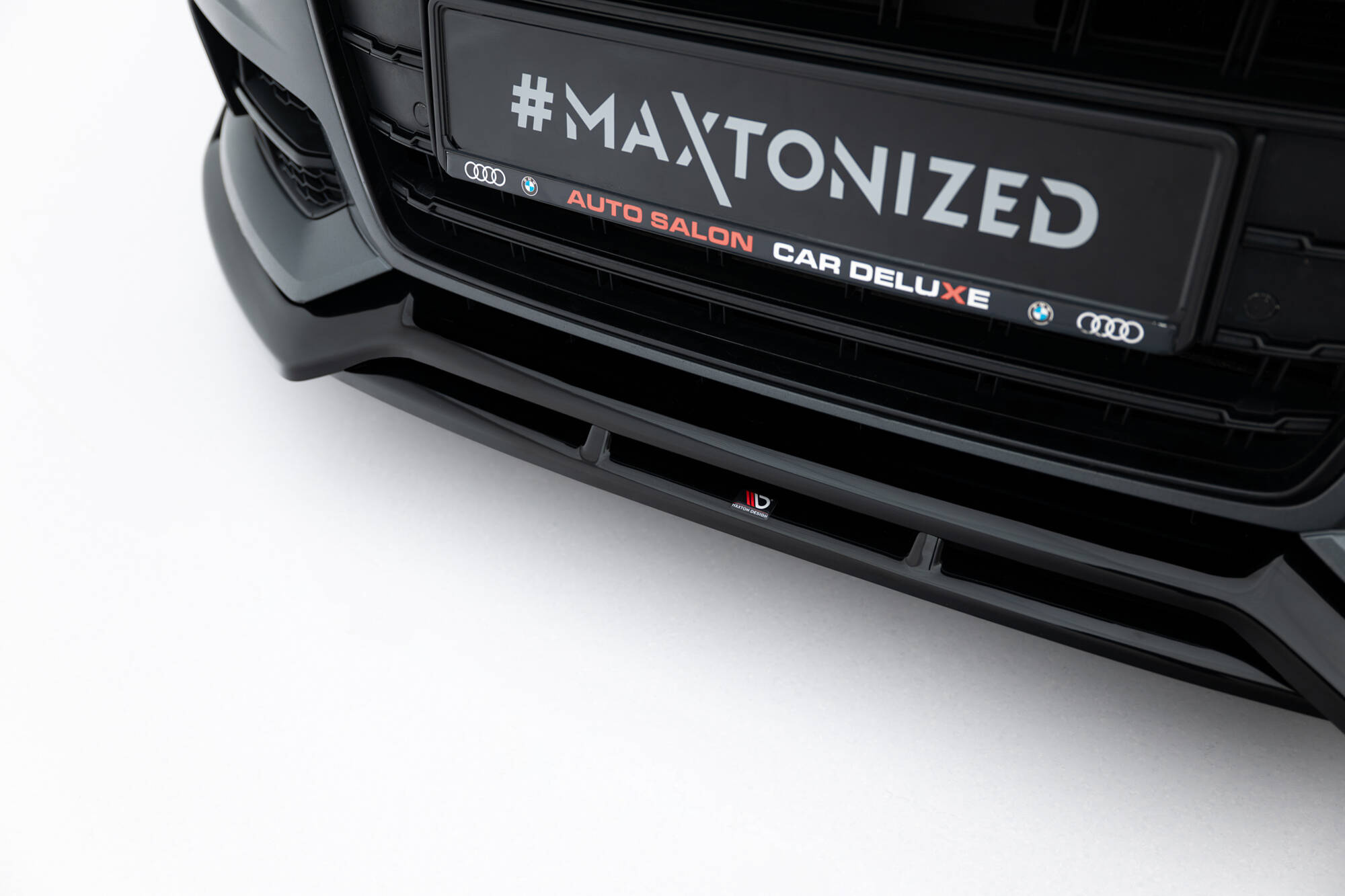 Frontspoiler Audi (A6/S6) C7 Facelift 2014 - 2017 | V3 Sport Glossy Black Edition – bilde 4