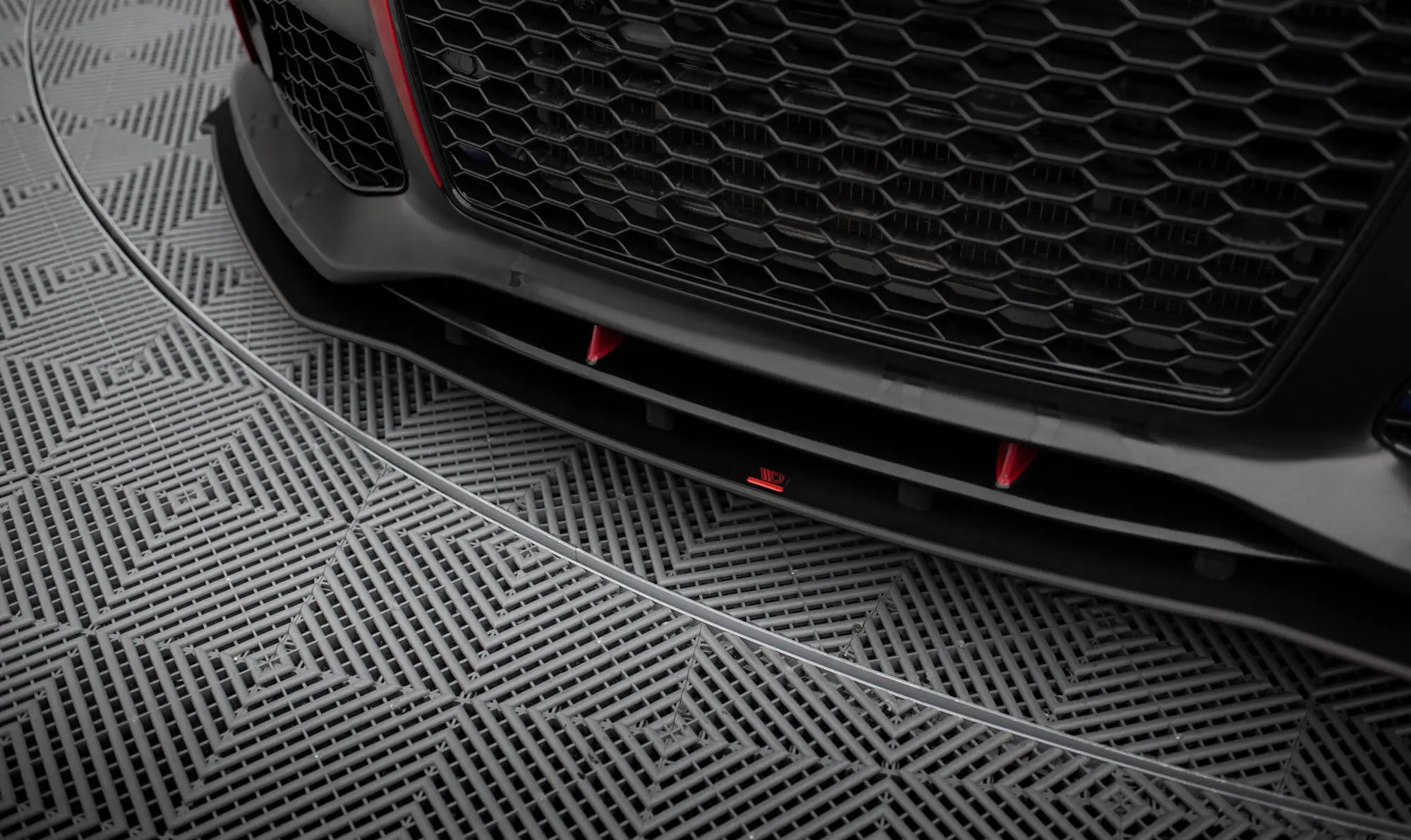 Frontspoiler Audi A7 C7 RS7 Look 2010 - 2014 | Street Pro Black Edition – bilde 2