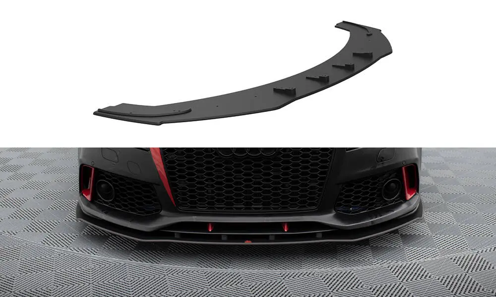 Frontspoiler Audi A7 C7 RS7 Look 2010 - 2014 | Street Pro Black Edition – bilde 3