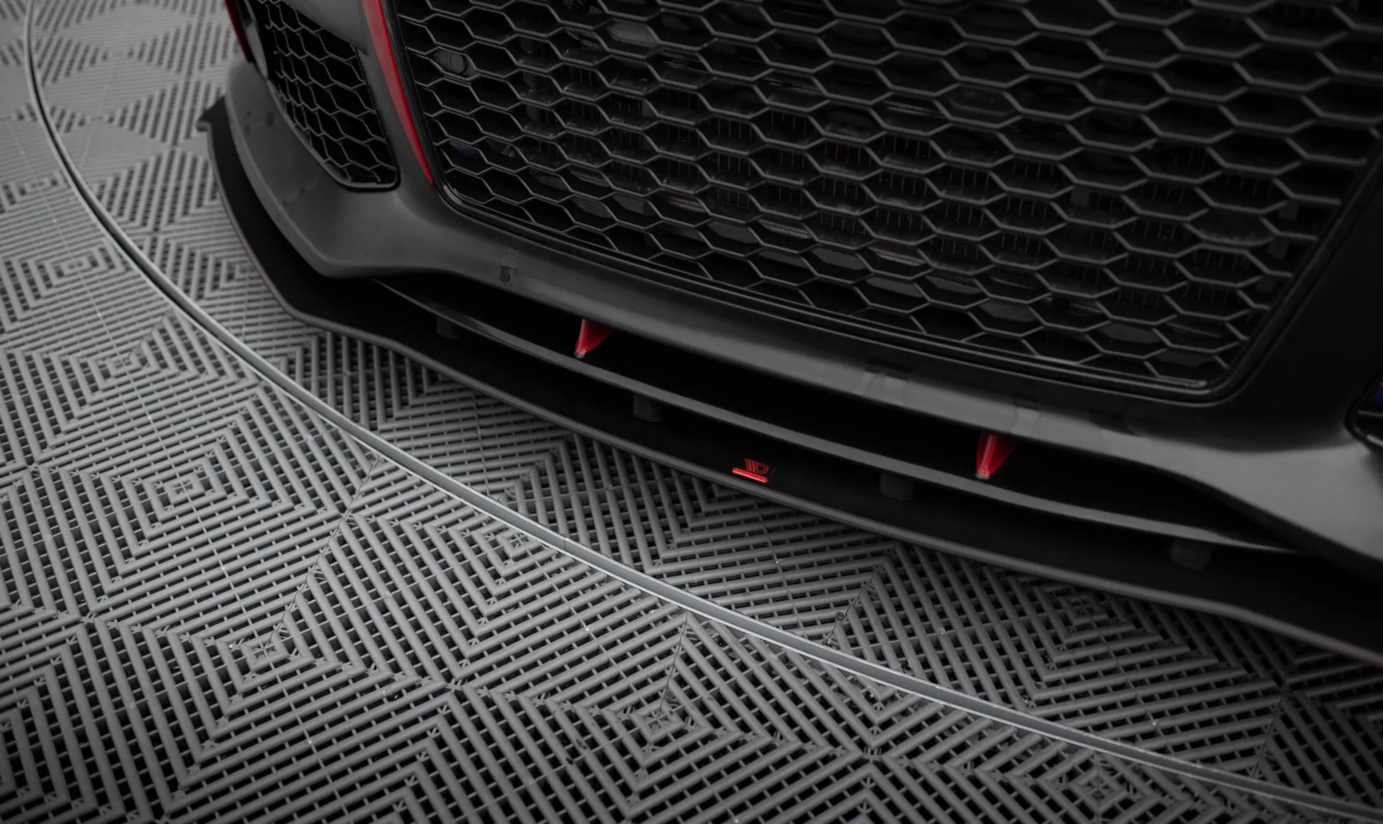 Frontspoiler Audi A7 C7 RS7 Look 2010 - 2014 | Street Pro Black Edition – bilde 3