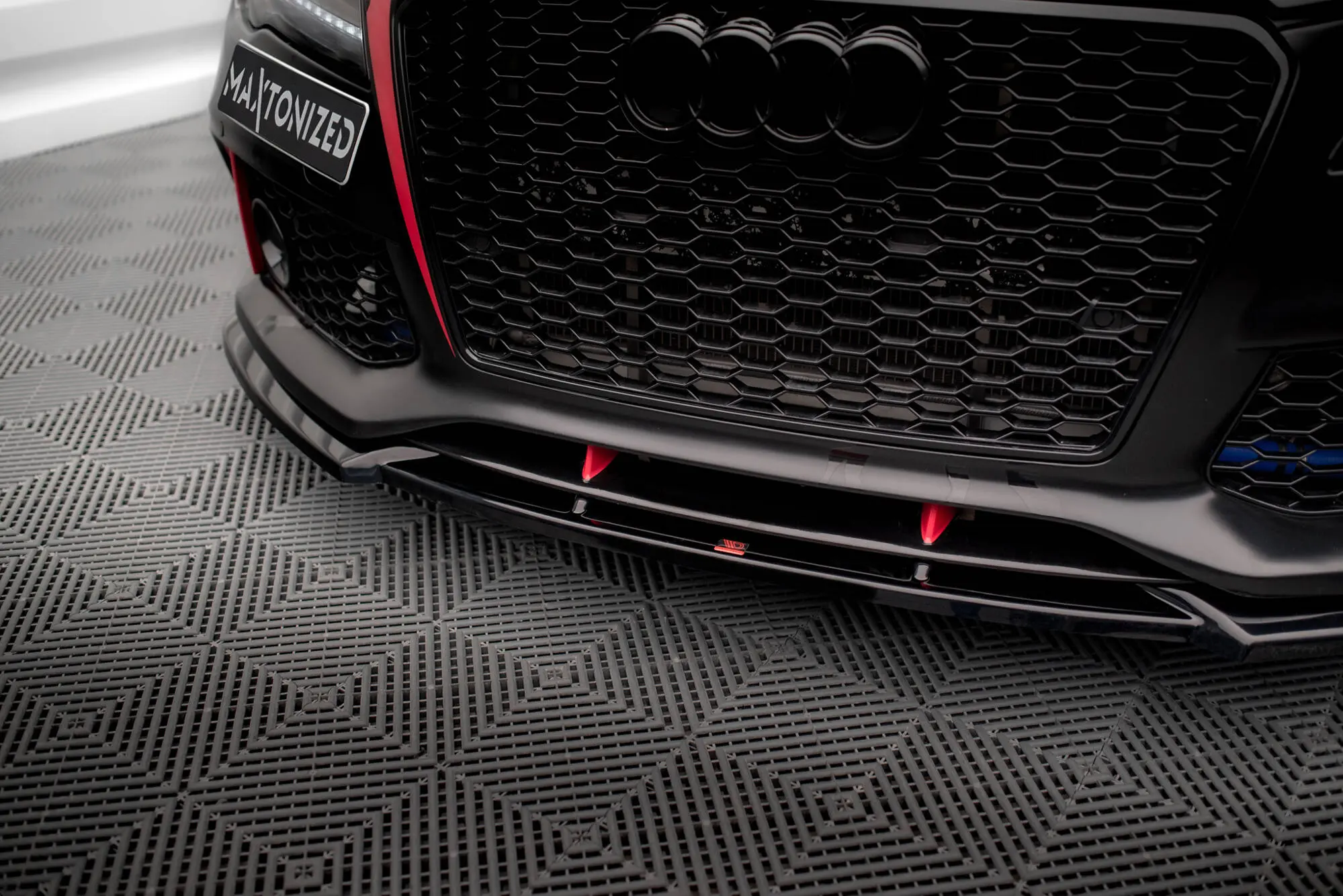 Frontspoiler Audi A7 RS7 Look C7 2010 - 2014 |  Glossy Black Edition