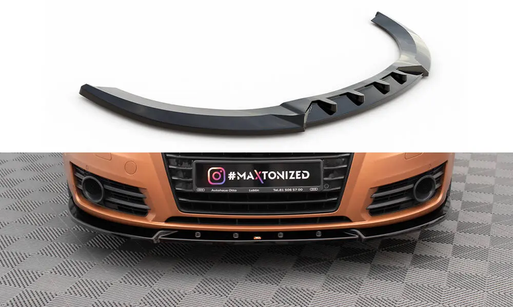 Frontspoiler Audi A7 Sportback 4G 2010 - 2014 | V.2 Glossy Black Edition – bilde 2