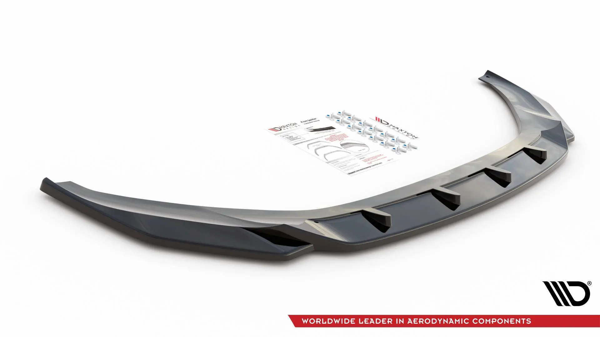 Frontspoiler Audi A7 Sportback 4K 2018 -> | V.1 Glossy Black Edition – bilde 3