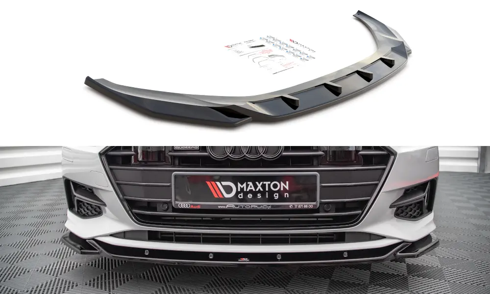 Frontspoiler Audi A7 Sportback 4K 2018 -> | V.1 Glossy Black Edition – bilde 5