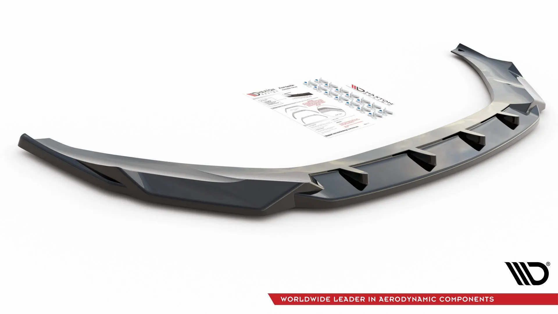 Frontspoiler Audi A7 Sportback 4K 2018 -> | V.2 Glossy Black Edition – bilde 3