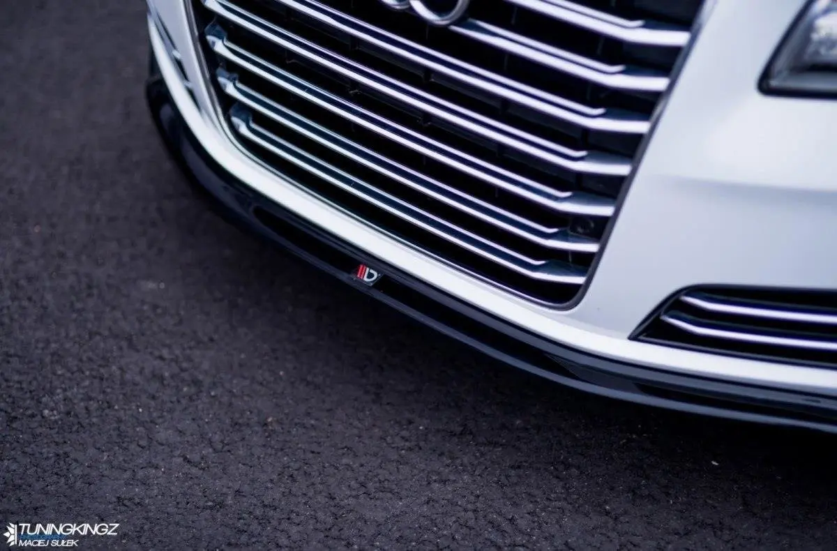 Frontspoiler Audi A8 D4 2009 - 2013 | Glossy Black Edition