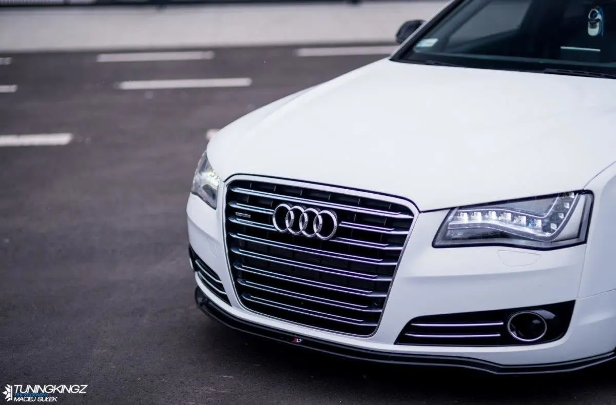 Frontspoiler Audi A8 D4 2009 - 2013 | Glossy Black Edition – bilde 3