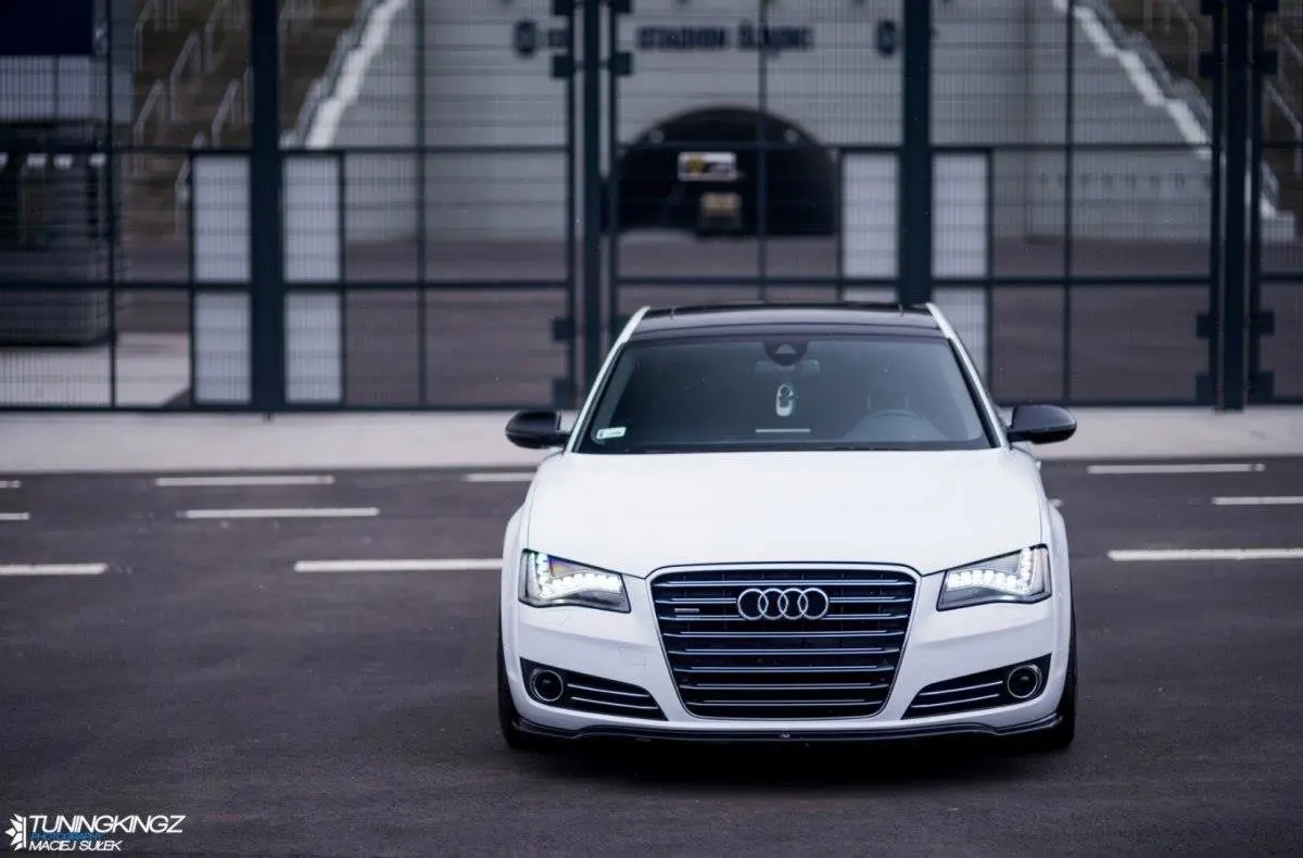 Frontspoiler Audi A8 D4 2009 - 2013 | Glossy Black Edition – bilde 4