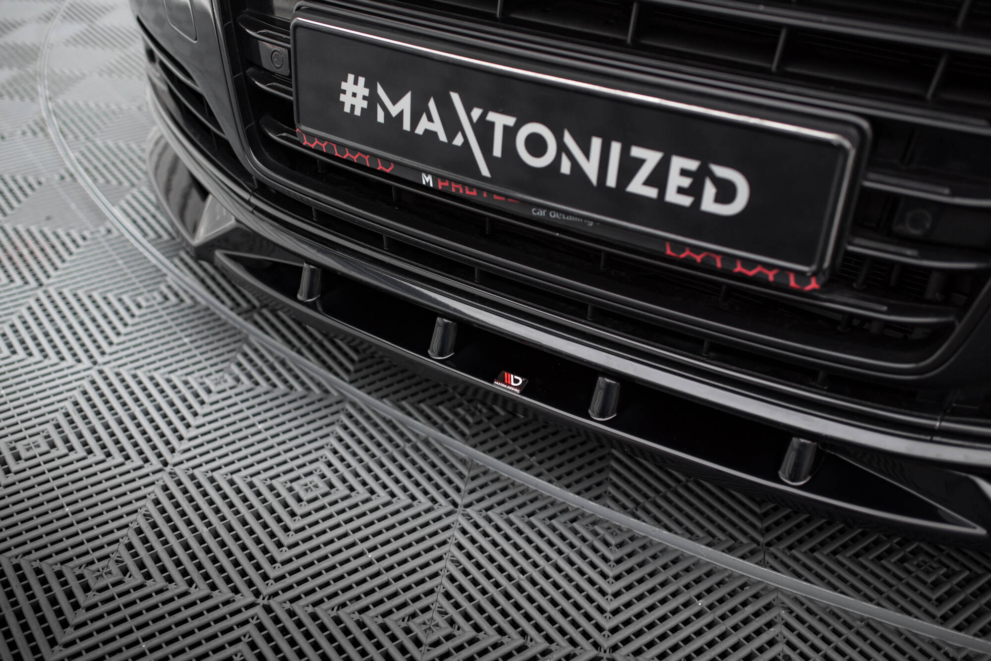 Frontspoiler Audi A8 D4 Facelift 2013 - 2017 | Sport Glossy Black Edition – bilde 3