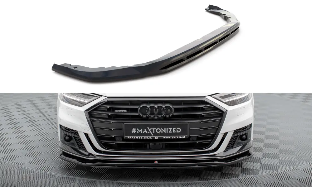 Frontspoiler Audi A8 D5 2017 - 2021 | Glossy Black Edition – bilde 2