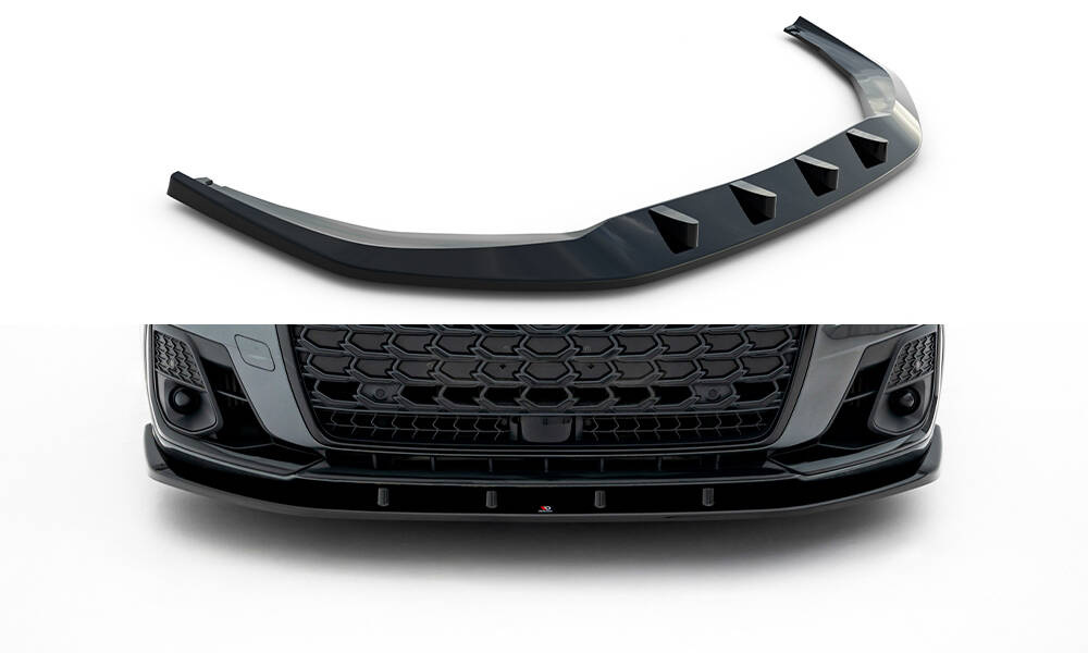 Frontspoiler Audi (A8/S8) D5 Facelift 2021 -> | V1 Sport Glossy Black Edition
