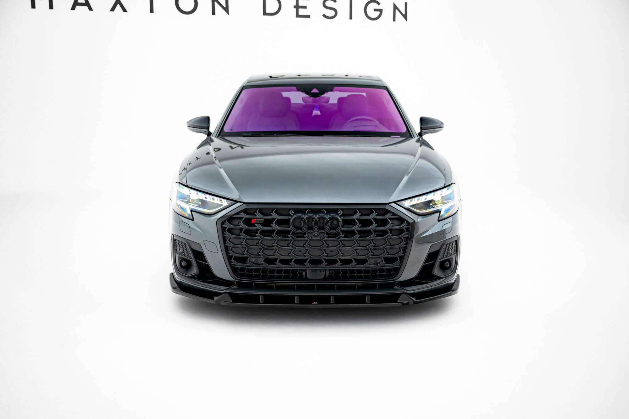 Frontspoiler Audi (A8/S8) D5 Facelift 2021 -> | V2 Sport Glossy Black Edition – bilde 2