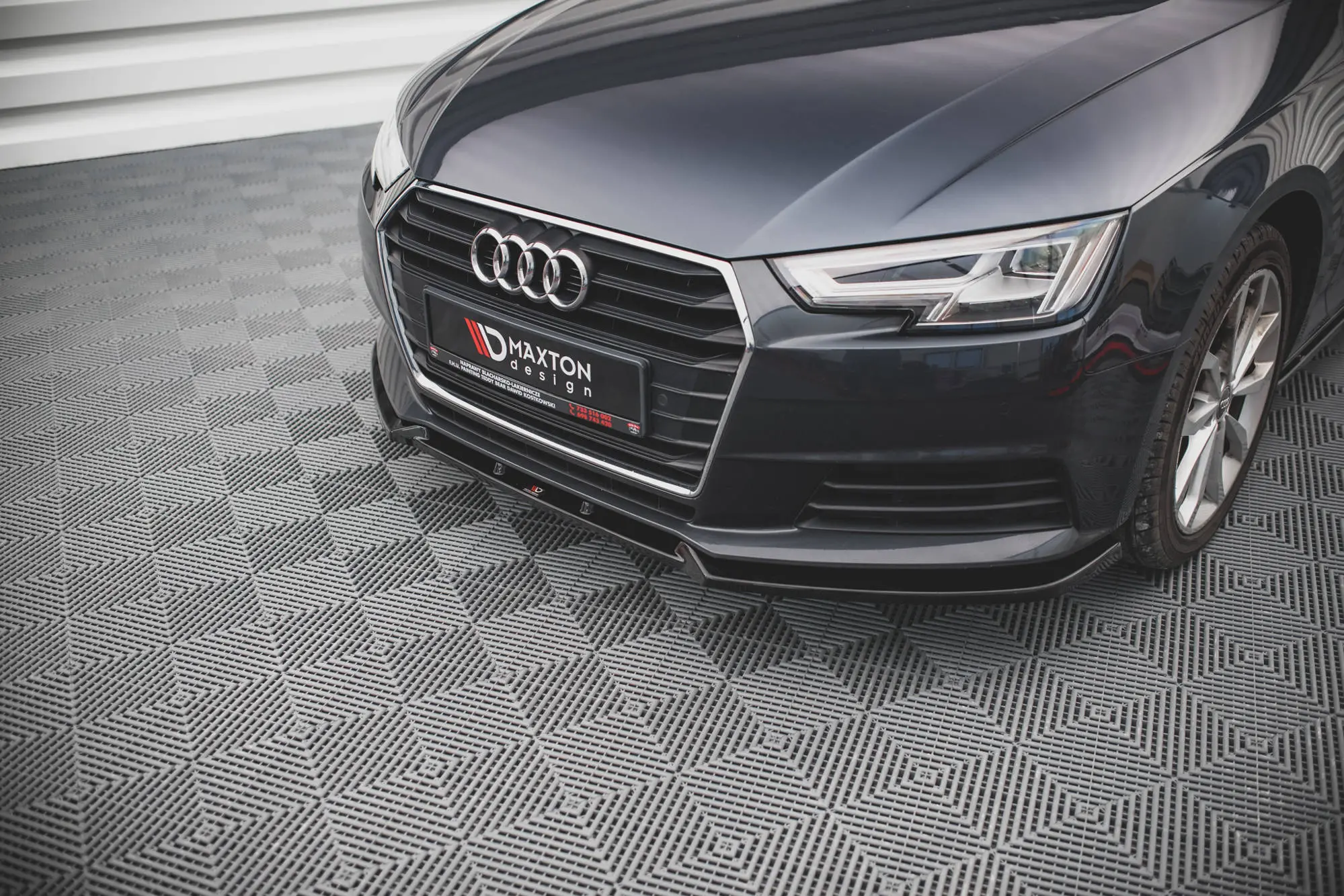Frontspoiler Audi Audi A4 B9 2015 - 2019 | V.1 Glossy Black Edition