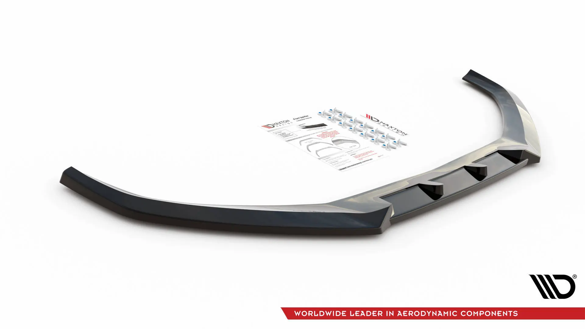 Frontspoiler Audi Audi A4 B9 2015 - 2019 | V.1 Glossy Black Edition – bilde 5