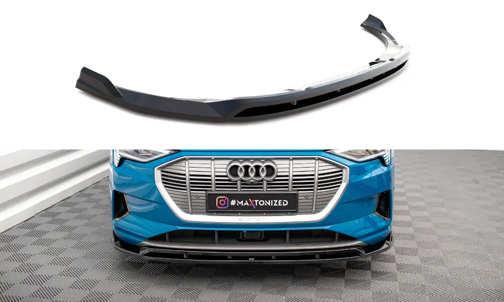 Frontspoiler Audi e-tron 2018 - 2023 | V.2 Glossy Black Edition – bilde 4