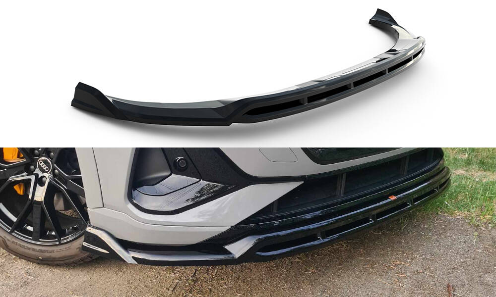 Frontspoiler Audi e-Tron S-Line 2018 - 2022 | Glossy Black Edition