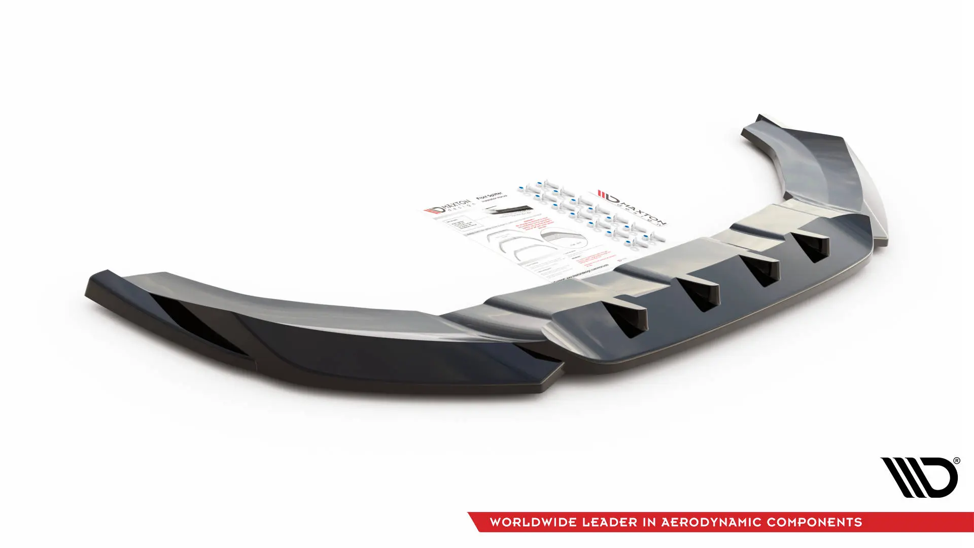 Frontspoiler Audi Q3 8U Facelift 2014 - 2018 | V.1 Glossy Black Edition – bilde 4