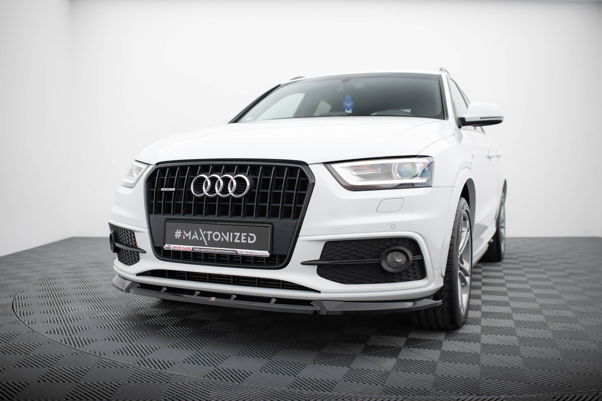 Frontspoiler Audi Q3 S-line (8U) 2011 - 2014 | Sport Glossy Black Edition V1