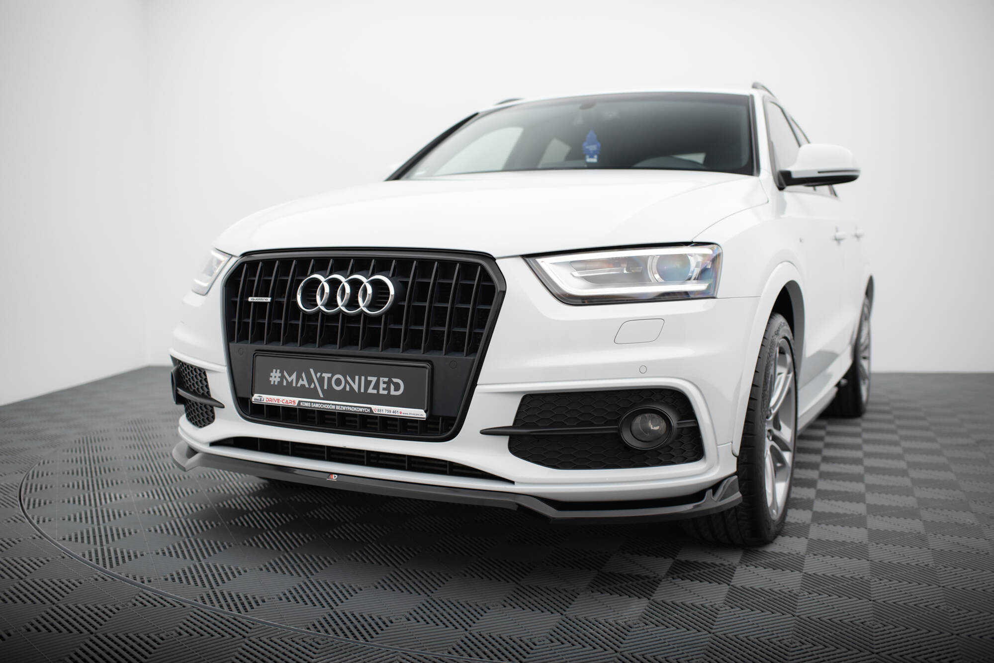 Frontspoiler Audi Q3 S-line (8U) 2011 - 2014 | Sport Glossy Black Edition V2