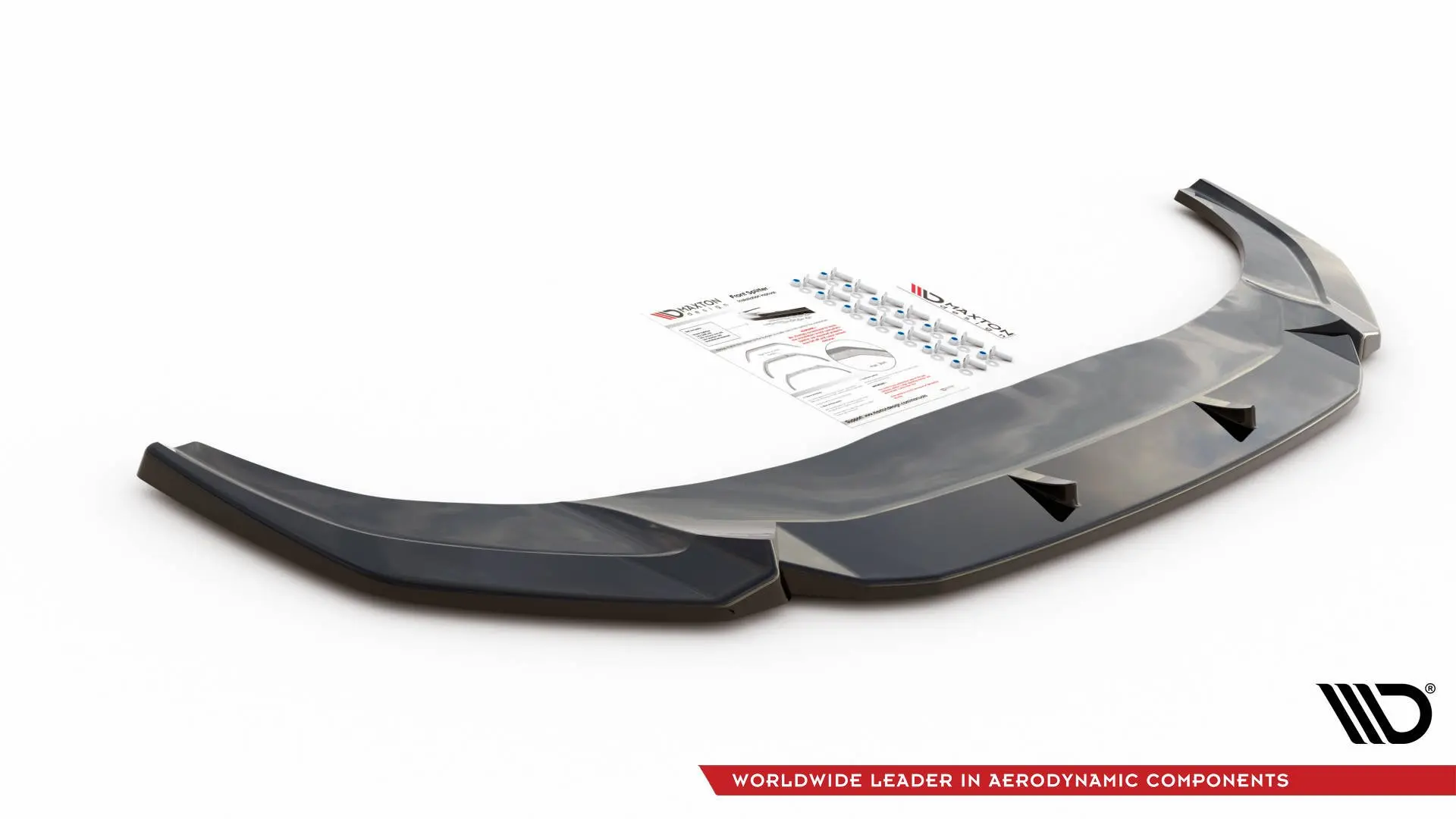 Frontspoiler Audi Q3 Sportback F3 S-Line 2019 - 2025 | V.1 Glossy Black Edition – bilde 3