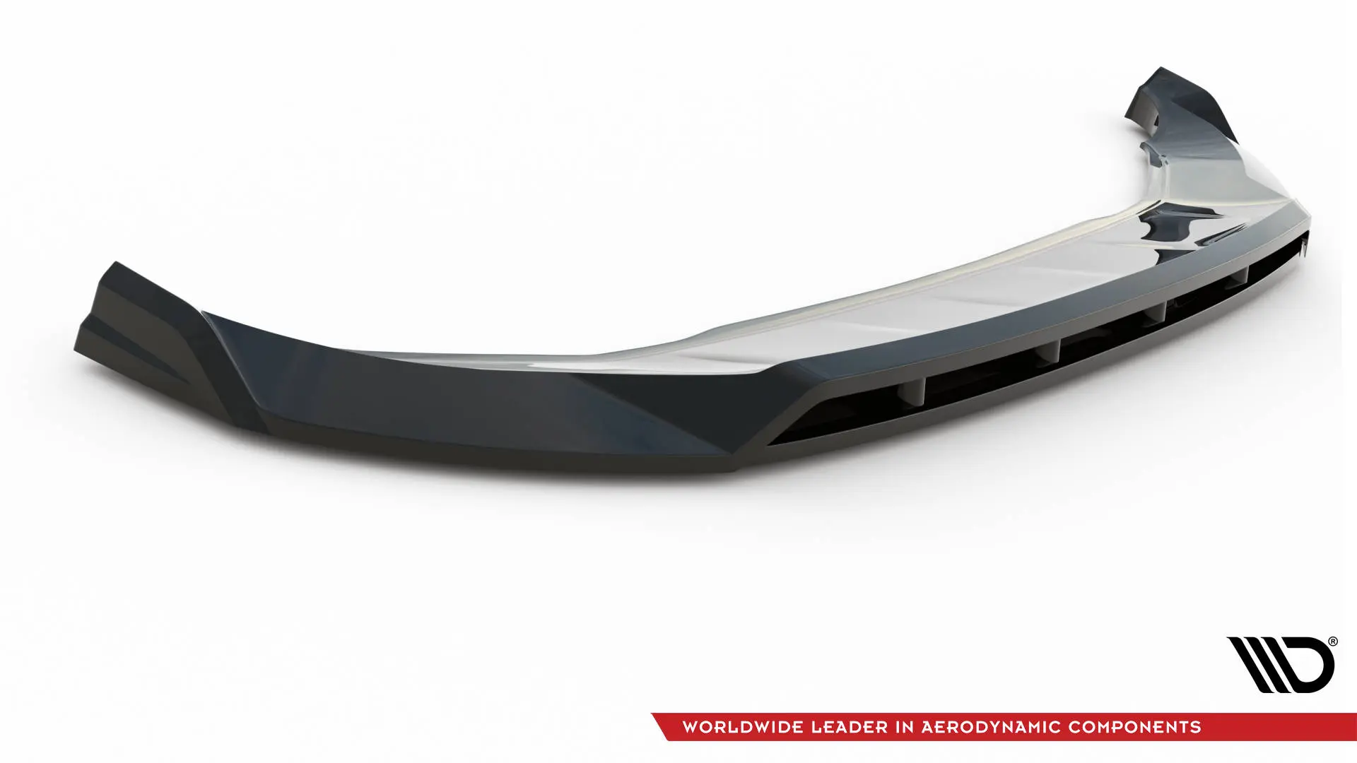 Frontspoiler Audi Q4 Sportback e-tron 2021-> | V.2 Glossy Black Edition – bilde 5
