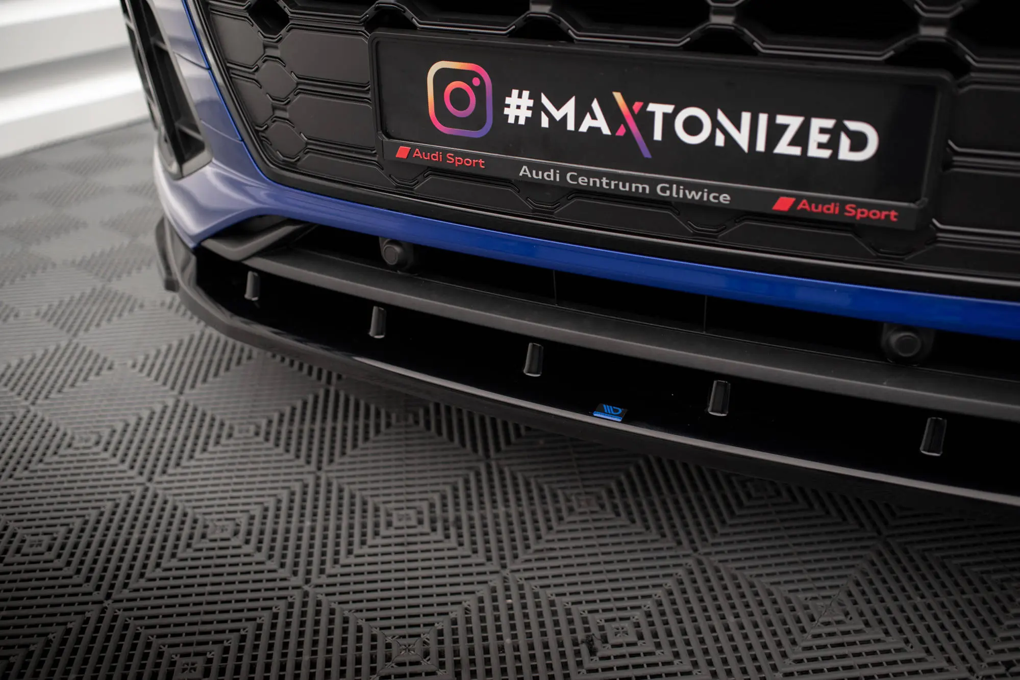 Frontspoiler Audi Q5 (FY) S-Line Facelift / Q5 Sportback / Audi SQ5 (FY) Facelift / SQ5 Sportback 2020 - 2025 | V.2 Glossy Black Edition
