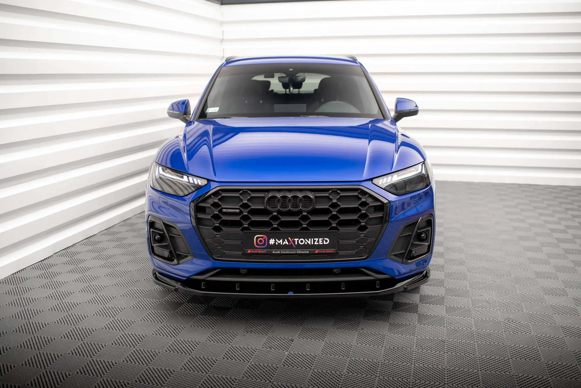 Frontspoiler Audi Q5 (FY) S-Line Facelift / Q5 Sportback / Audi SQ5 (FY) Facelift / SQ5 Sportback 2020 - 2025 | V.2 Glossy Black Edition – bilde 2
