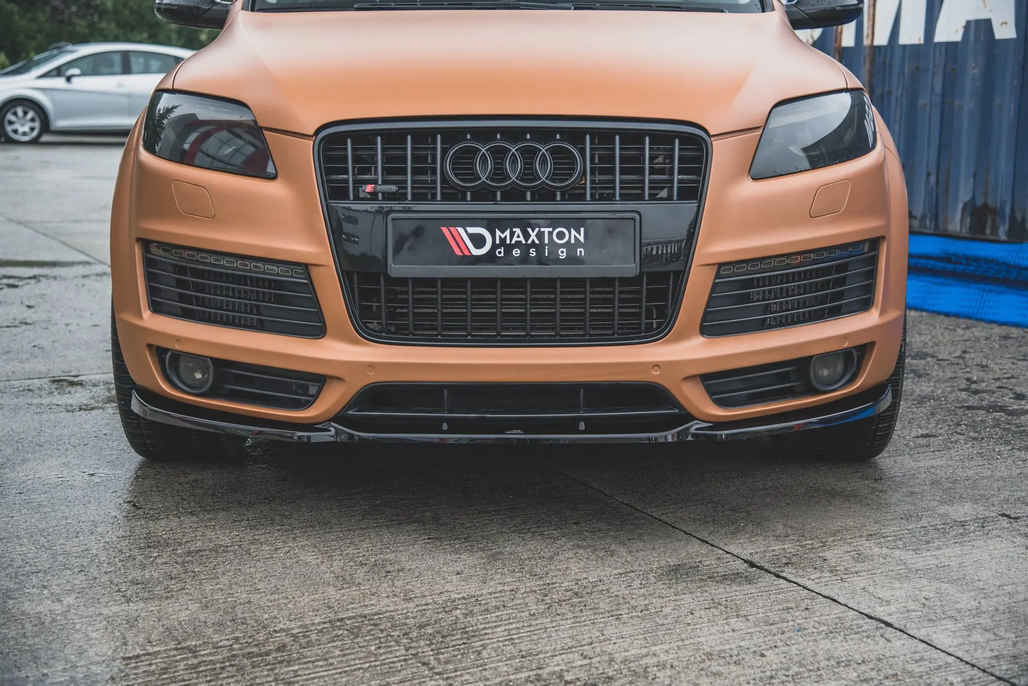 Frontspoiler Audi Q7 4L S-Line 2005 - 2009 | Glossy Black Edition – bilde 3