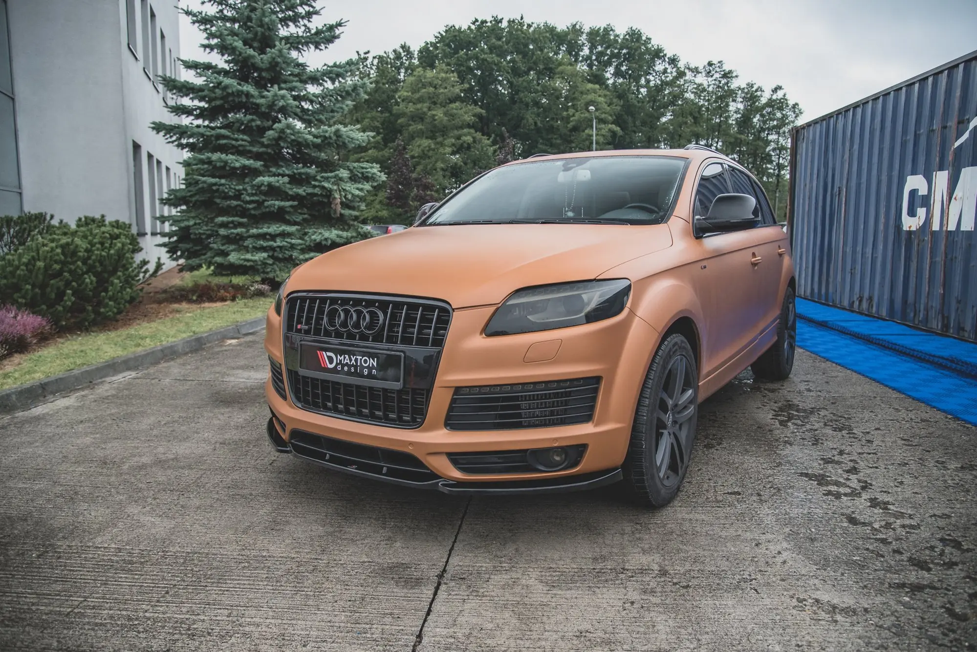 Frontspoiler Audi Q7 4L S-Line 2005 - 2009 | Glossy Black Edition – bilde 4