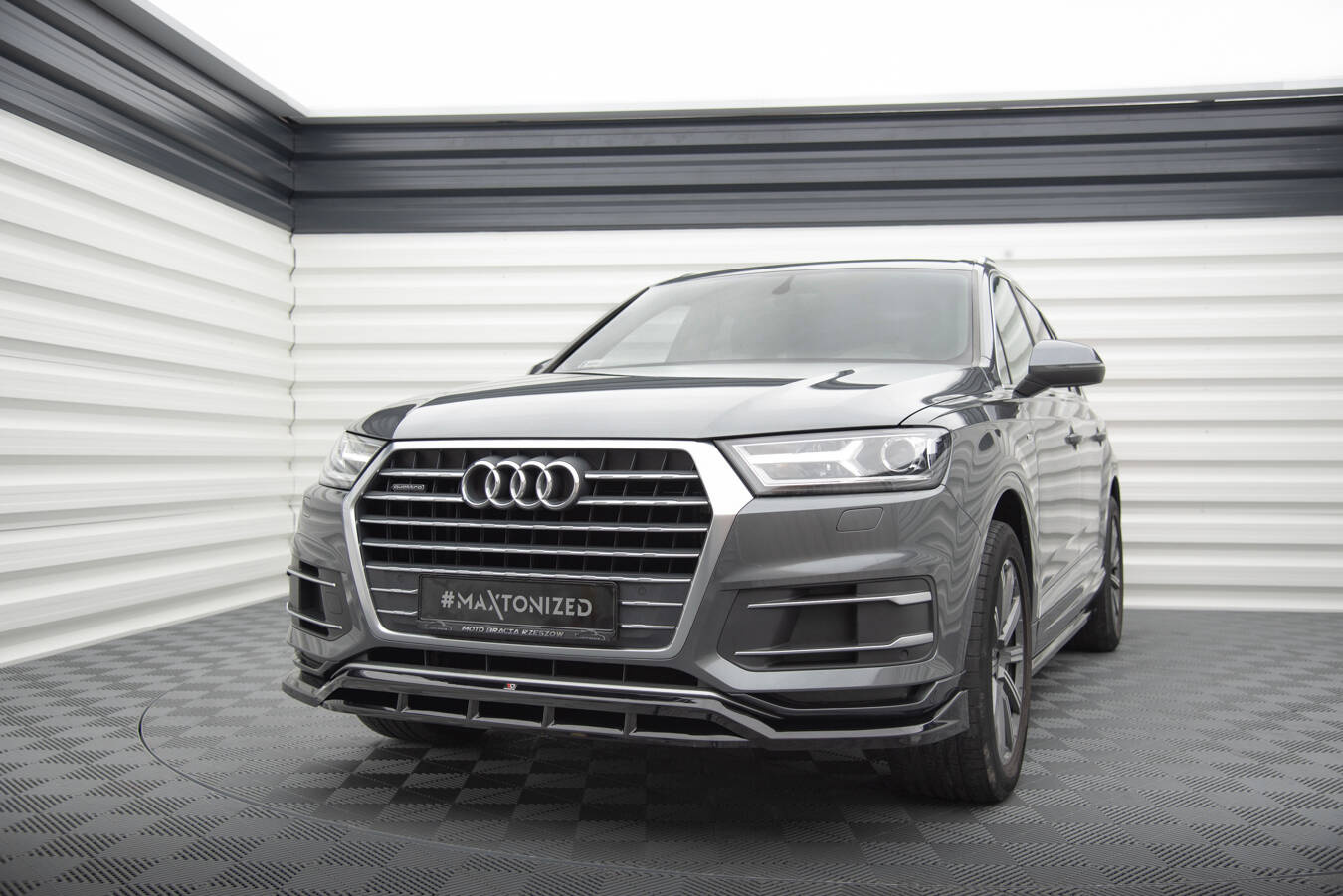 Frontspoiler Audi Q7 II 2015 - 2019 | Sport Glossy Black Edition