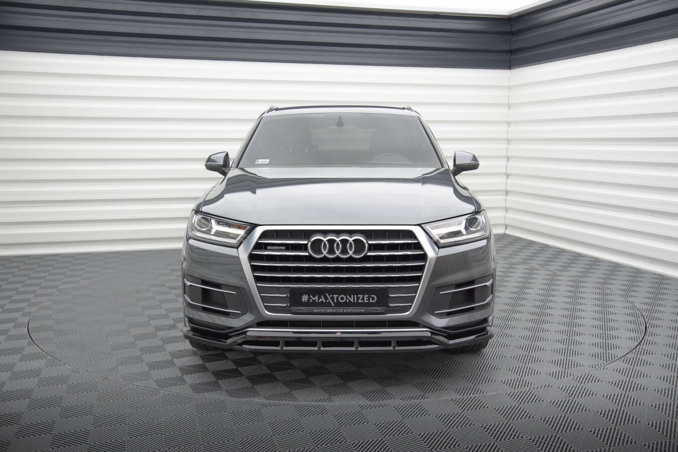 Frontspoiler Audi Q7 II 2015 - 2019 | Sport Glossy Black Edition – bilde 2