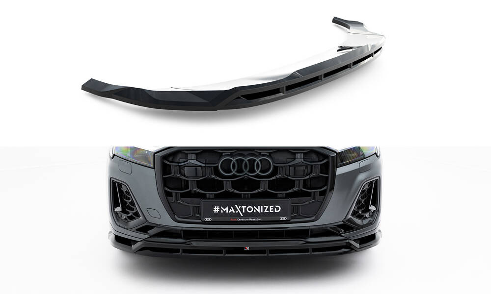 Frontspoiler Audi (Q7 S-Line / SQ7 II) Facelift | Sport Glossy Black Edition Image 1
