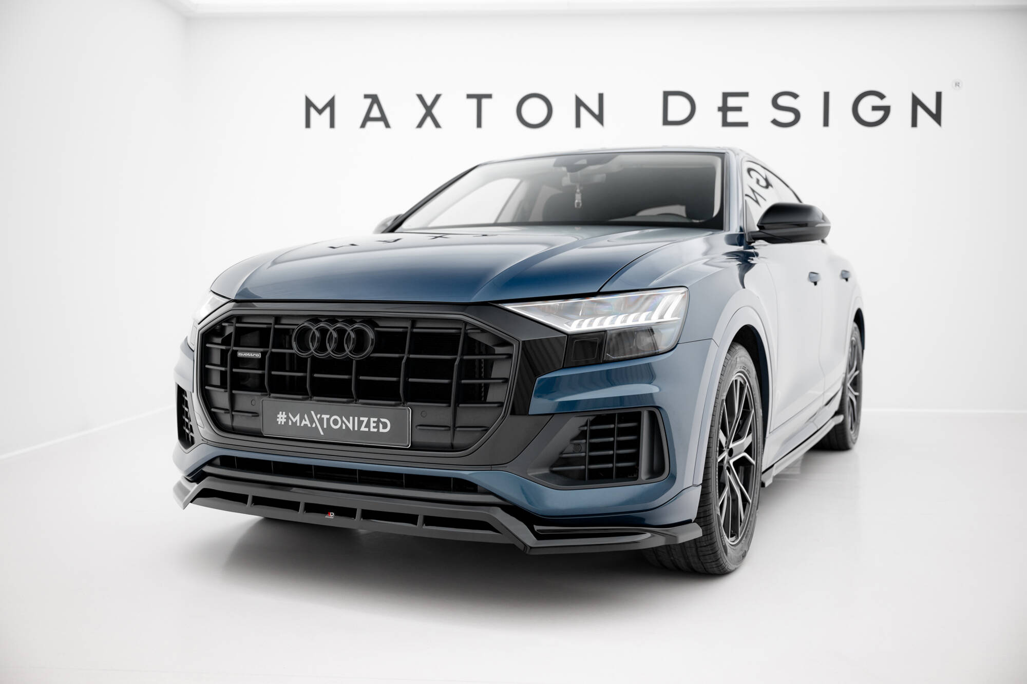 Frontspoiler Audi Q8 I 2018 - 2023 | Sport Glossy Black Edition
