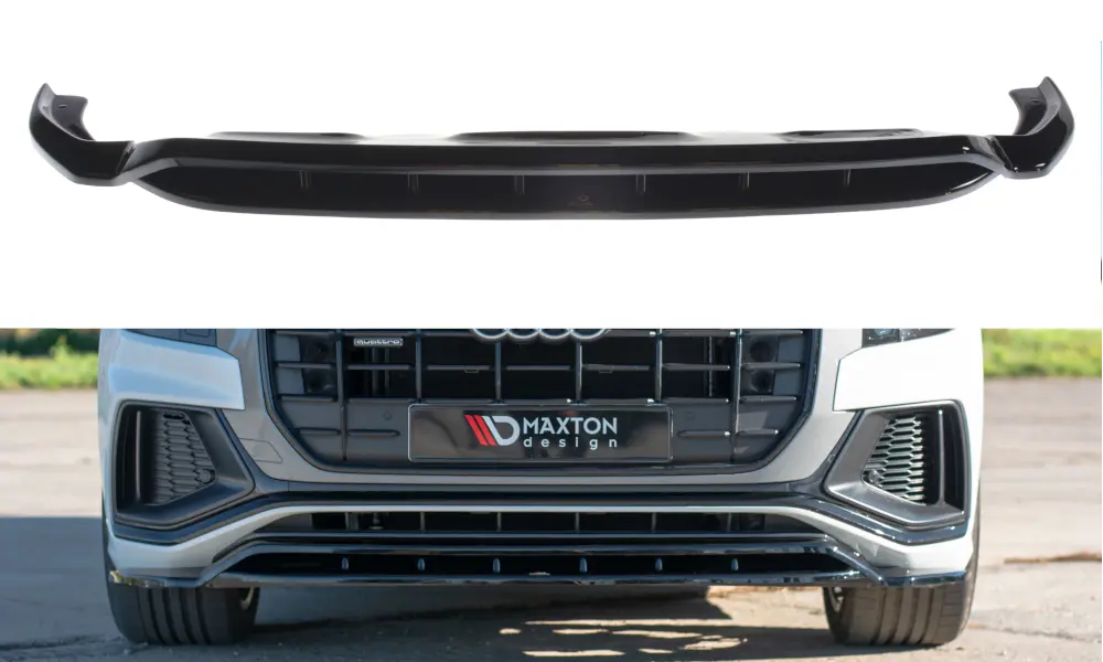 Frontspoiler Audi Q8 S-line 2018-> / Audi SQ8 2019 -> | Glossy Black Edition – bilde 8