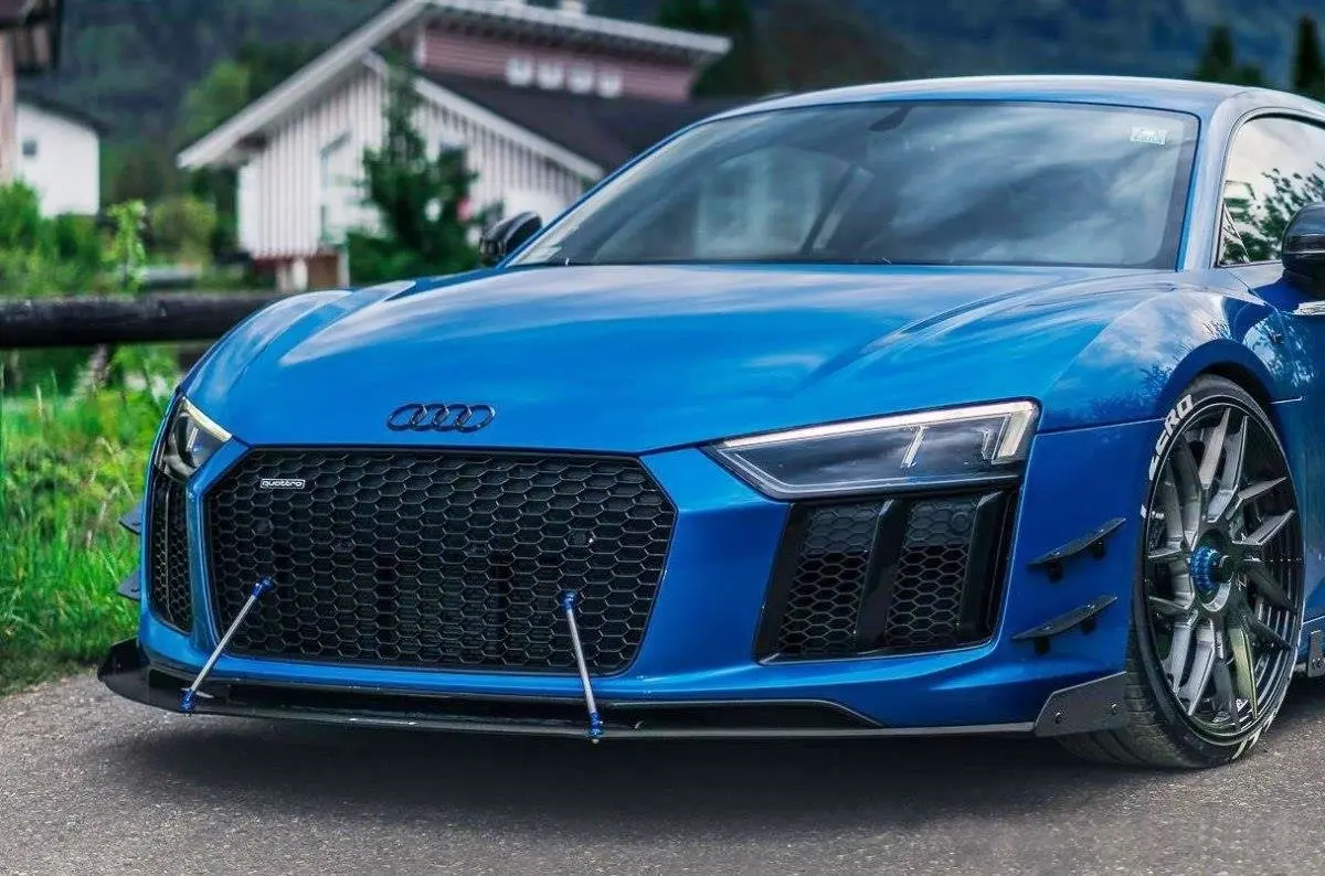 Frontspoiler Audi R8 II 2015-2018 | Racing Black Edition – bilde 4
