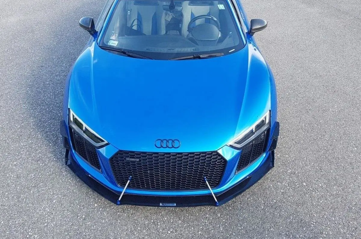 Frontspoiler Audi R8 II 2015-2018 | Racing Black Edition – bilde 6