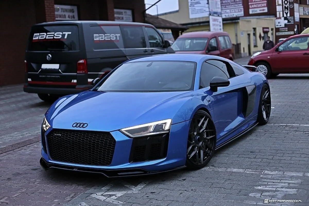 Frontspoiler Audi R8 II 2015-2018 | V.2 Glossy Black Edition – bilde 3