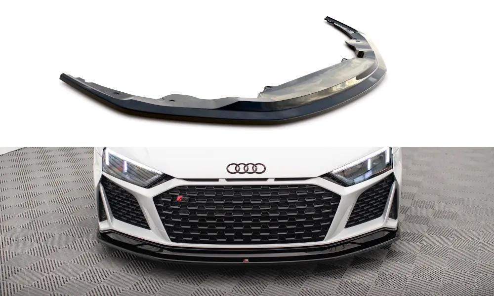 Frontspoiler Audi R8 II Facelift 2018-2023 | V.2 Glossy Black Edition – bilde 2