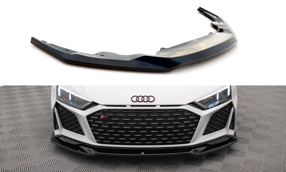 Frontspoiler Audi R8 II Facelift 2018-2023 | V.3 Glossy Black Edition – bilde 2