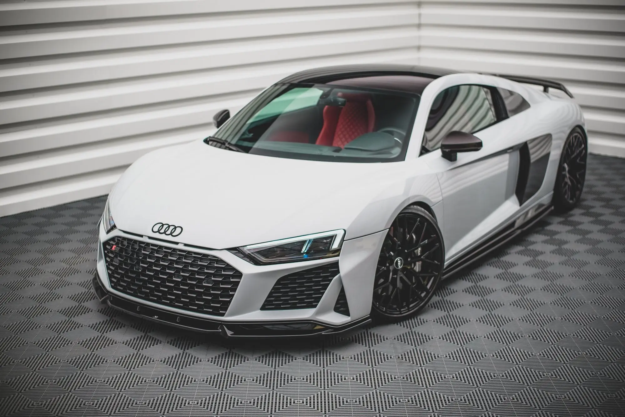 Frontspoiler Audi R8 II Facelift 2018 -> | V.1 Glossy Black Edition – bilde 4