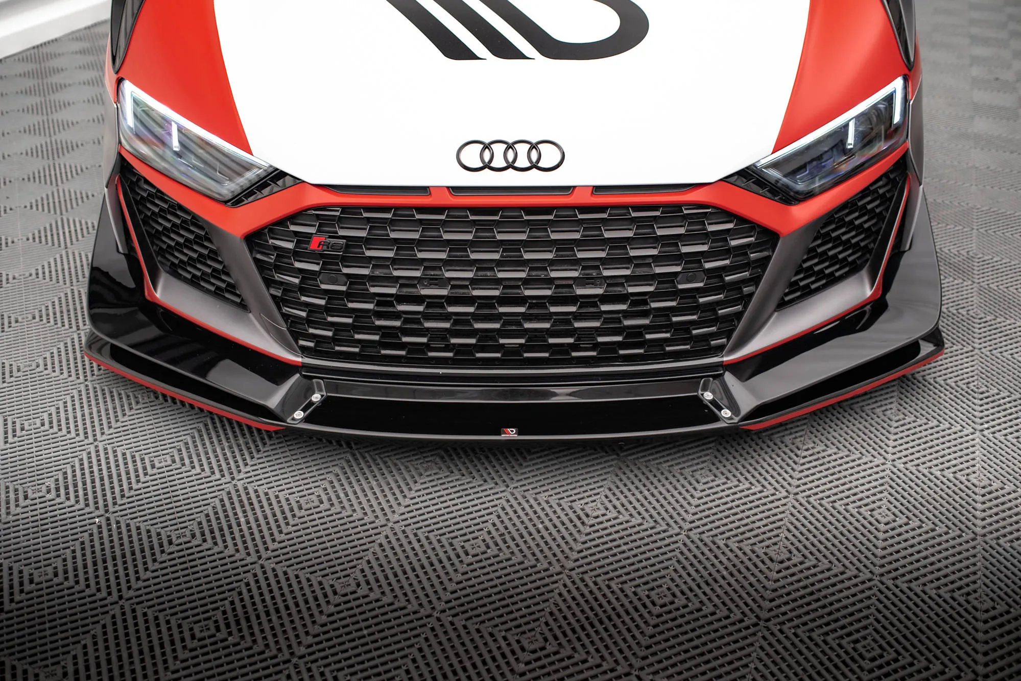Frontspoiler Audi R8 MK2 2018-> | Glossy Black Edition