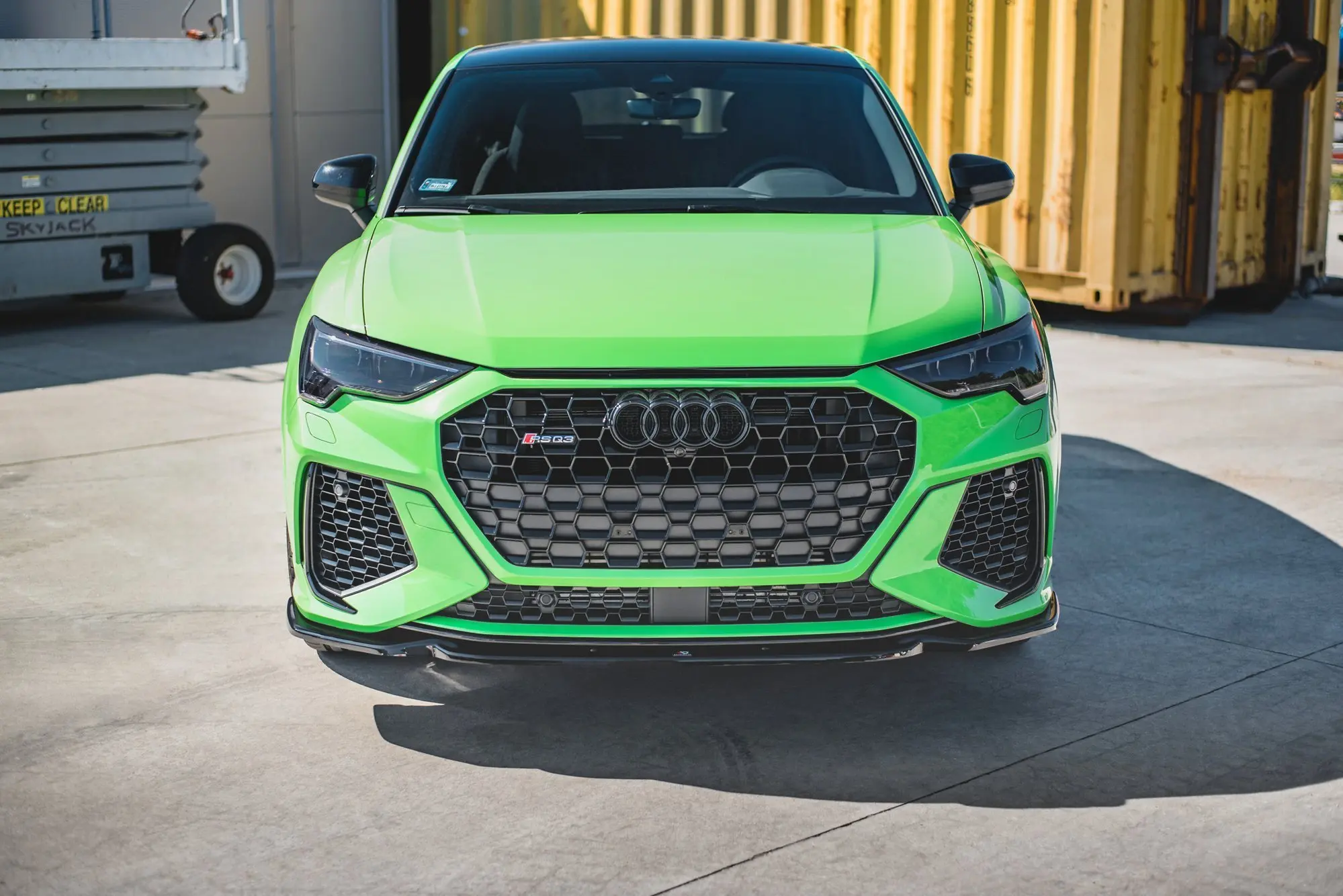 Frontspoiler Audi RS Q3 (F3) 2019 -> | V.1 Glossy Black Edition – bilde 4