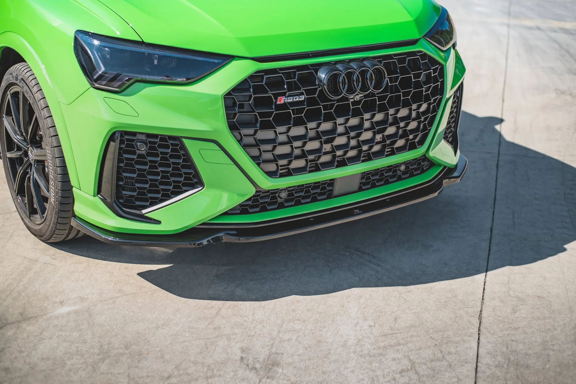 Frontspoiler Audi RS Q3 (F3) 2019 -> | V.1 Glossy Black Edition – bilde 5